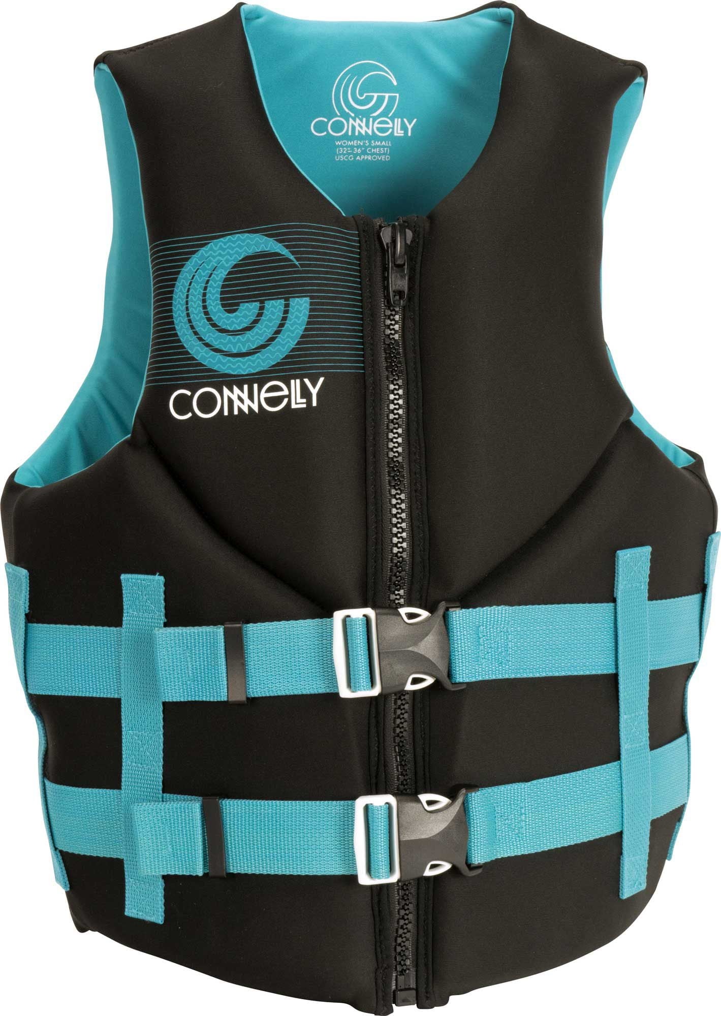Connelly Women's CGA Promo - Aqua Neoprene Life Vest Medium