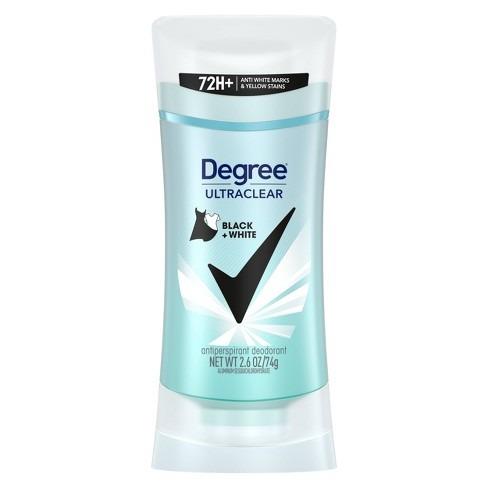 Degree Motion Antiperspirant Invisible Solid, Black & White, 2.6 oz