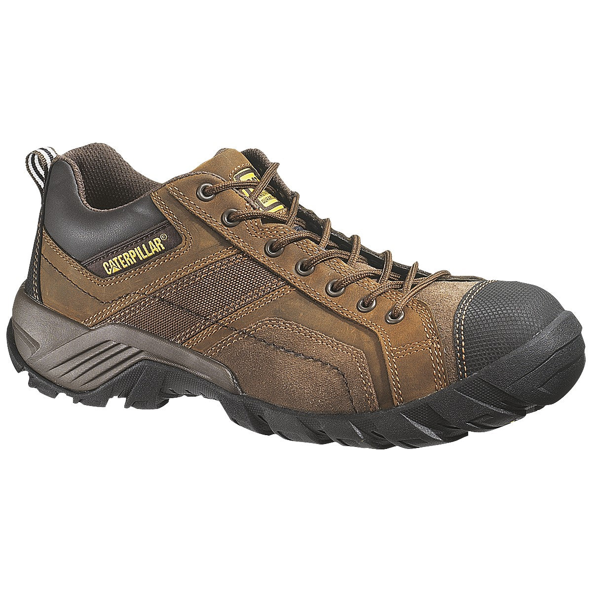 Cat® P89957-7W Caterpillar® Argon Composite Toe Work Shoe, Dark Brown, 7 W