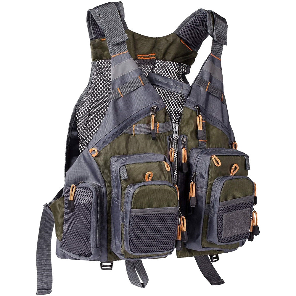 Fishing Leisure Vest Waistcoat Vest Fly Fishing Detachable Sea Fishing Daily Adventure Fishing Multi-pocket Function GND Products