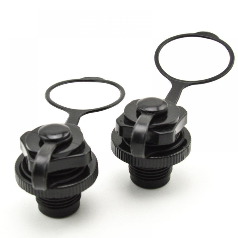 Topwoner 2Pcs Spitfire Tube Valve Replacement, Kayak Intex Inflatable Boat Replacement 0Ne-Way Inflation Boat Spiral Air Plugs for Inflatable Raft Boat Kayak