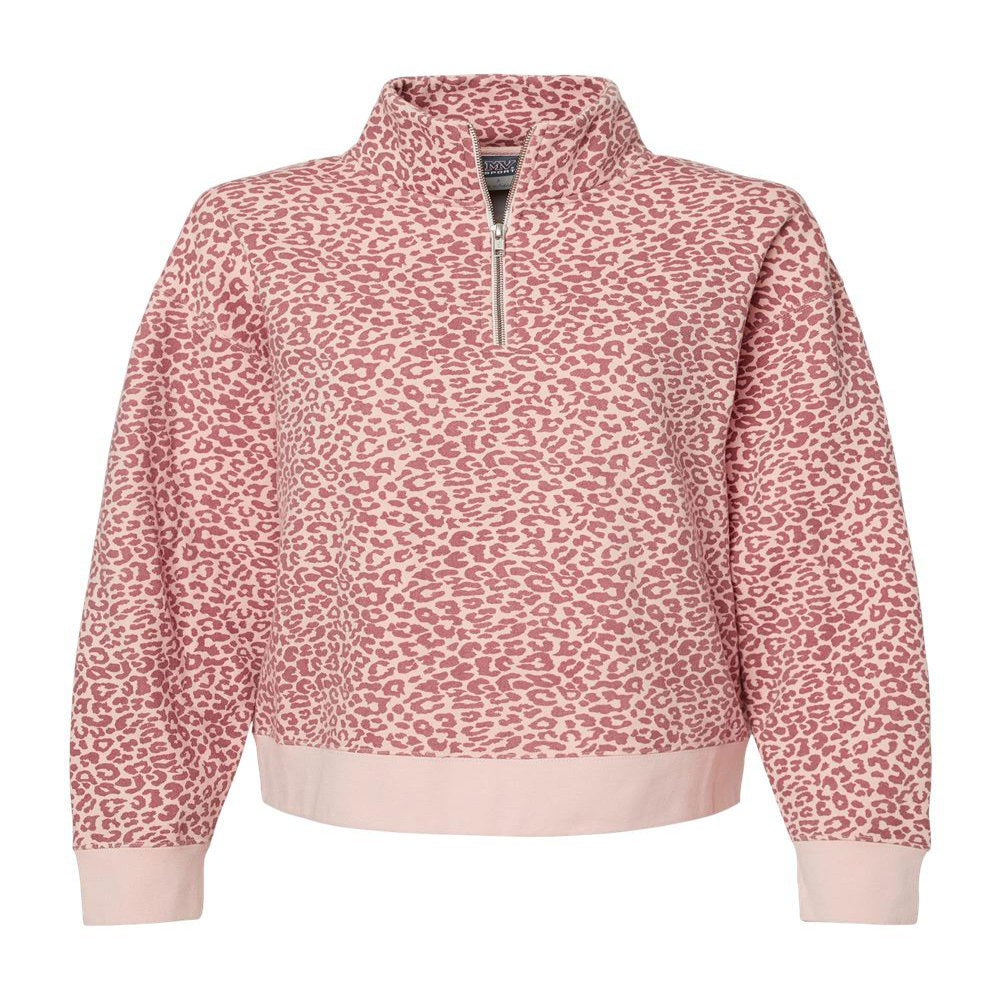 MV Sport - Women'S Sueded Fleece Quarter-Zip Sweatshirt - W22713