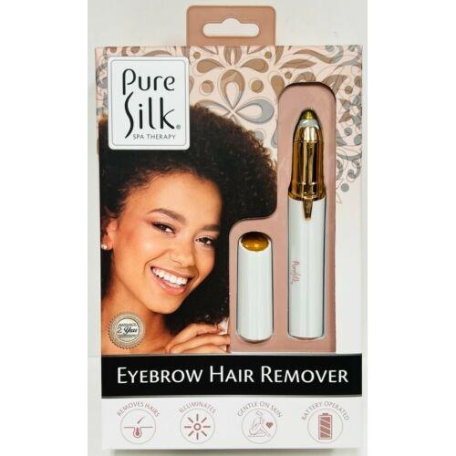Pure Silk Eyebrow Hair Remover Battery Operated Built-in Light