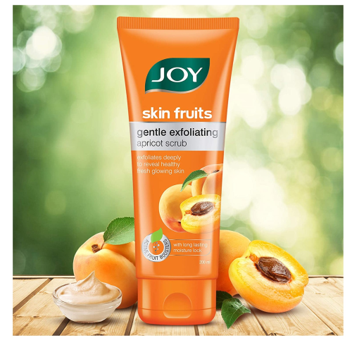 Joy Skin Fruits | Skin firming & Dullness Exfoliating Apricot Face Scrub | 200 ml