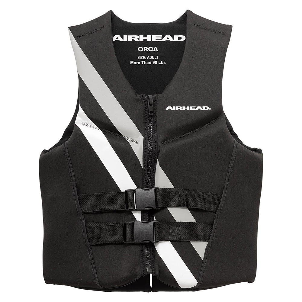 Airhead Orca NeoLite Kwik-Dry Life Jacket Vest for Kayaking & Boating, Medium