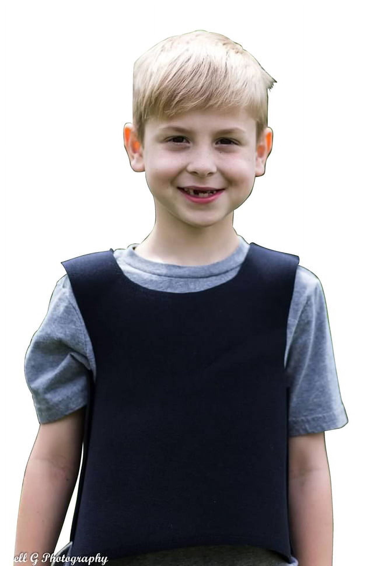 Covered in Comfort Compression Vest, Small, Black