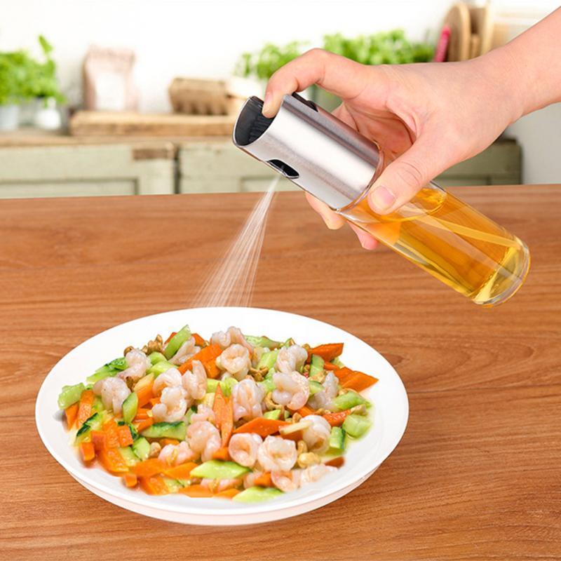 Glass Olive Oil Sprayer for Cooking Salad BBQ Kitchen Baking