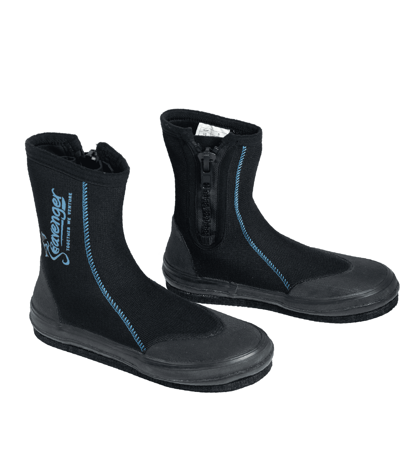 Seavenger Asteria 3mm Neoprene High Top Water Bootie (Light Blue, 11)