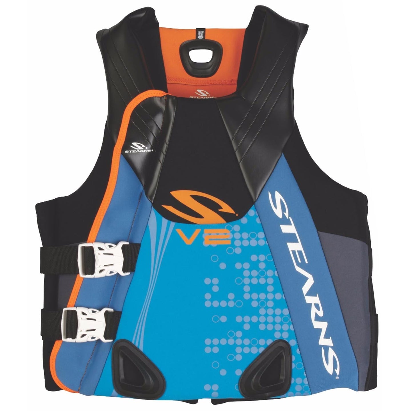 Stearns Adult Men's V2 Series Neoprene Life Jacket Flotation Vest, Large, Abstract Wave