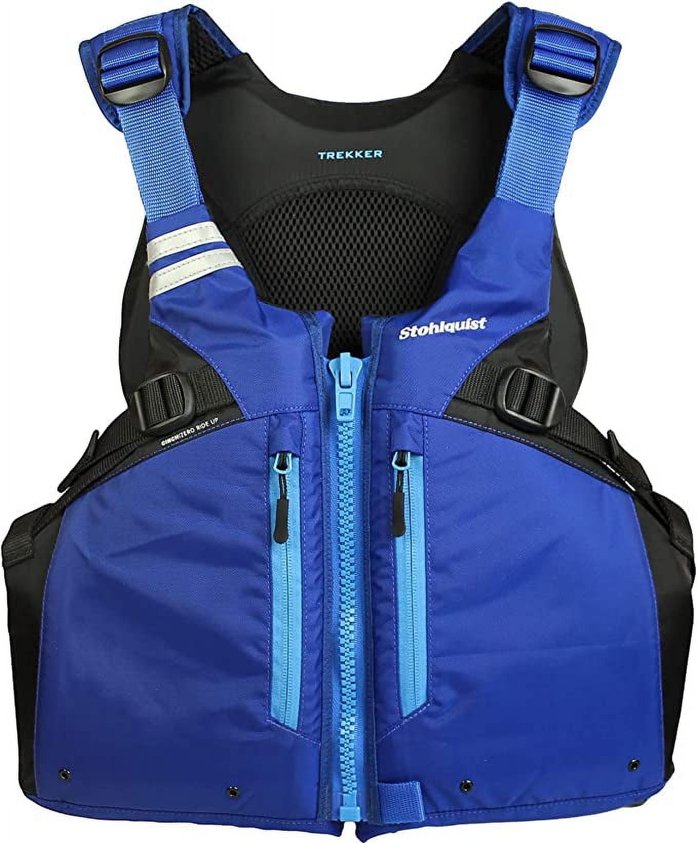Stohlquist WaterWare Men's Trekker Lifejacket (PFD), Dark Blue, 2XL