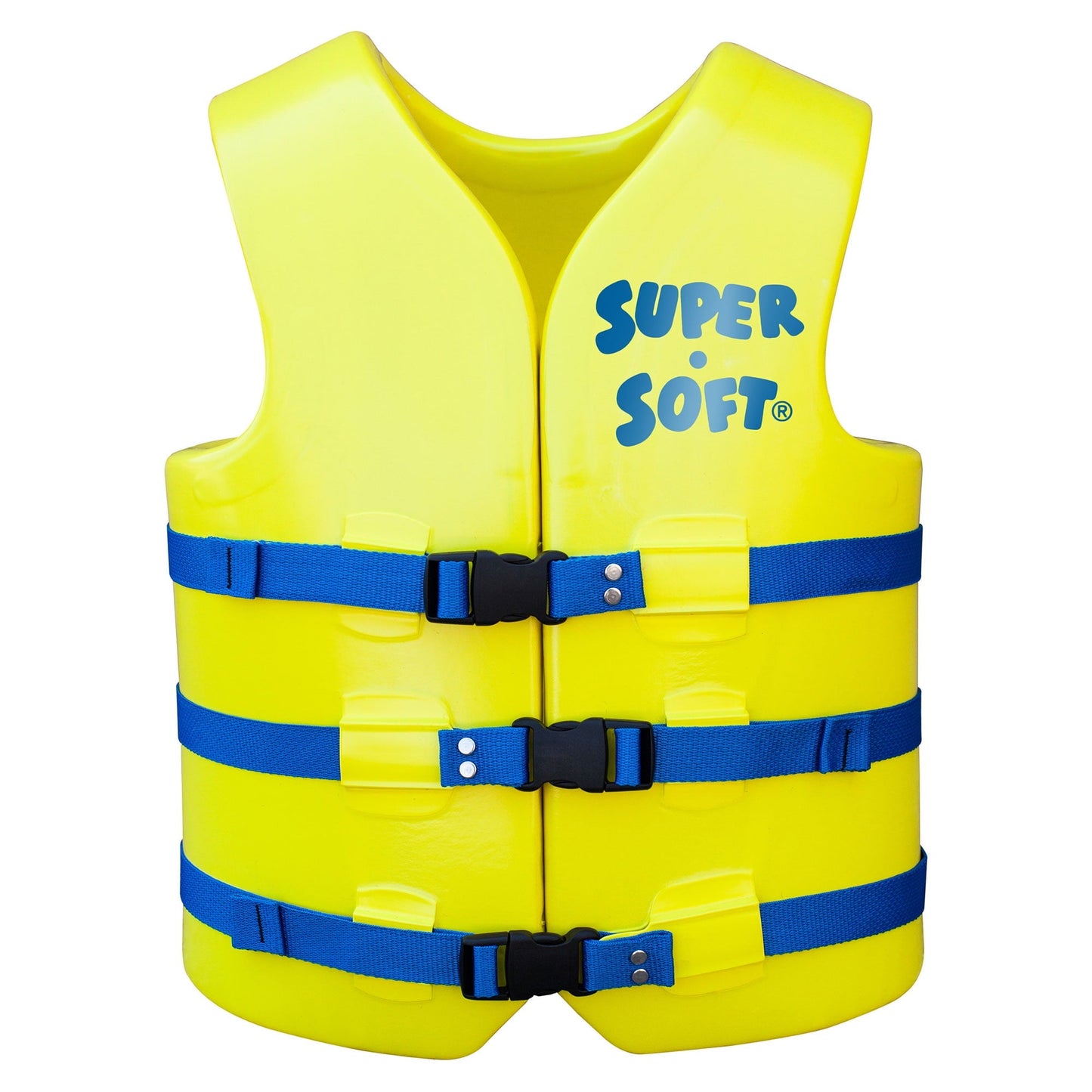 TRC Recreation Super Soft USCG Adult Life Jacket Vest, Medium, Yellow