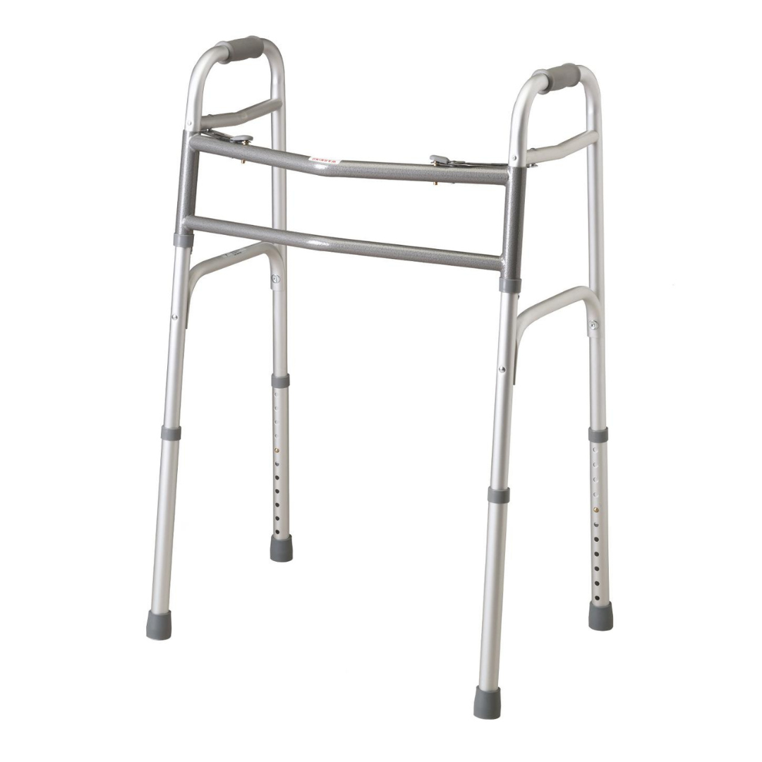 Medline Bariatric Extra Wide Folding Walker - Supports up to 500 lbs