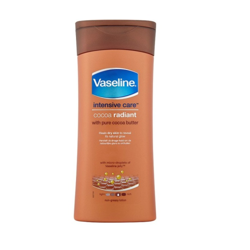 VASELINE INTENSIVE CARE COCOA RADIANT BODY LOTION 400ML