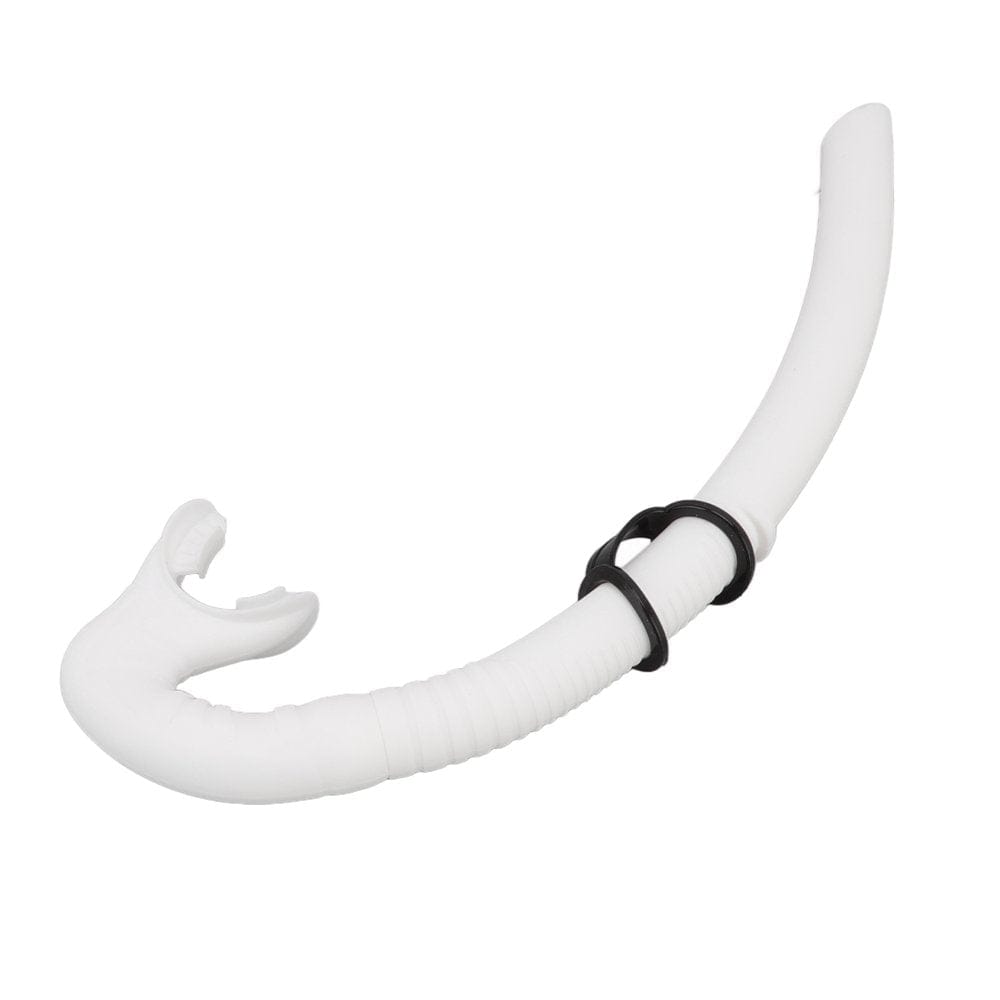 Diving Breathing Tube, Diving Snorkel Flexible Foldable Food Grade for Adults for Spearfishing White,Black