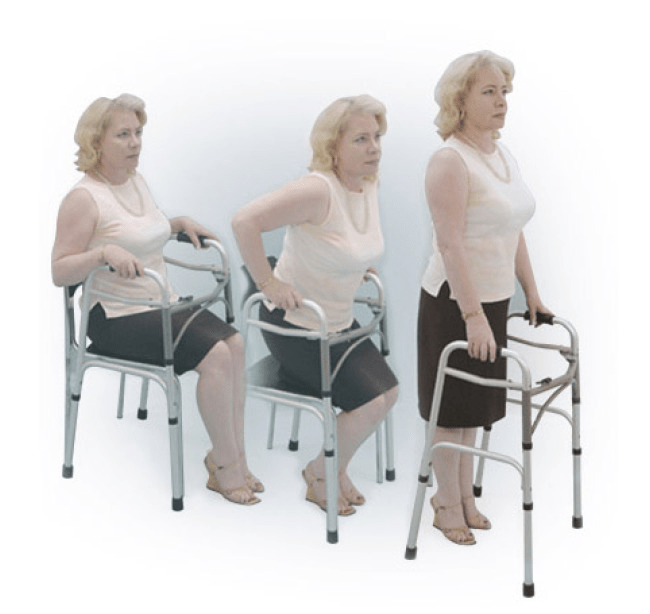 Drive Medical Deluxe Folding Walker, Two Button