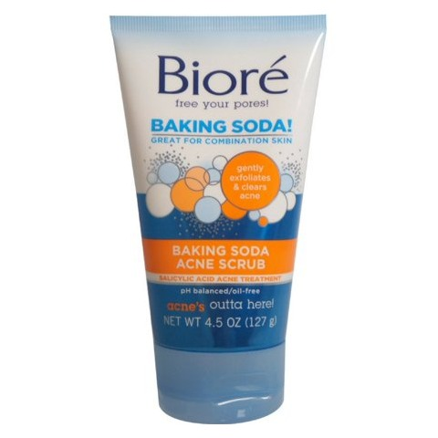 Biore Baking Soda Acne Scrub 4.5 oz
