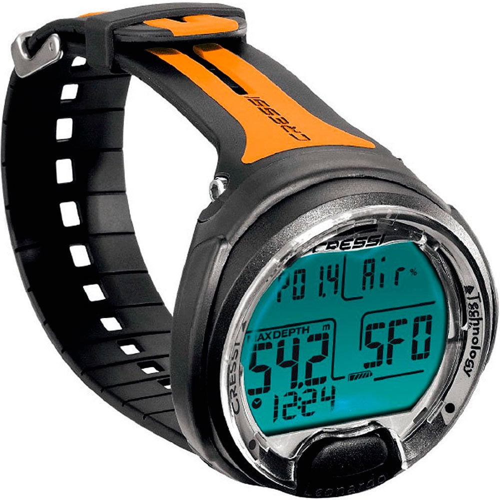 Cressi Leonardo Dive Computer Watch -Black / Orange