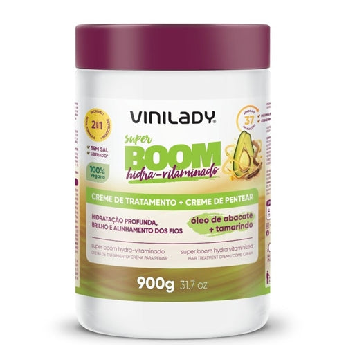Vini Lady Super Boom Hydra Vitamin With Avocado Oil & Tamarind Hair Treatment Cream 900g