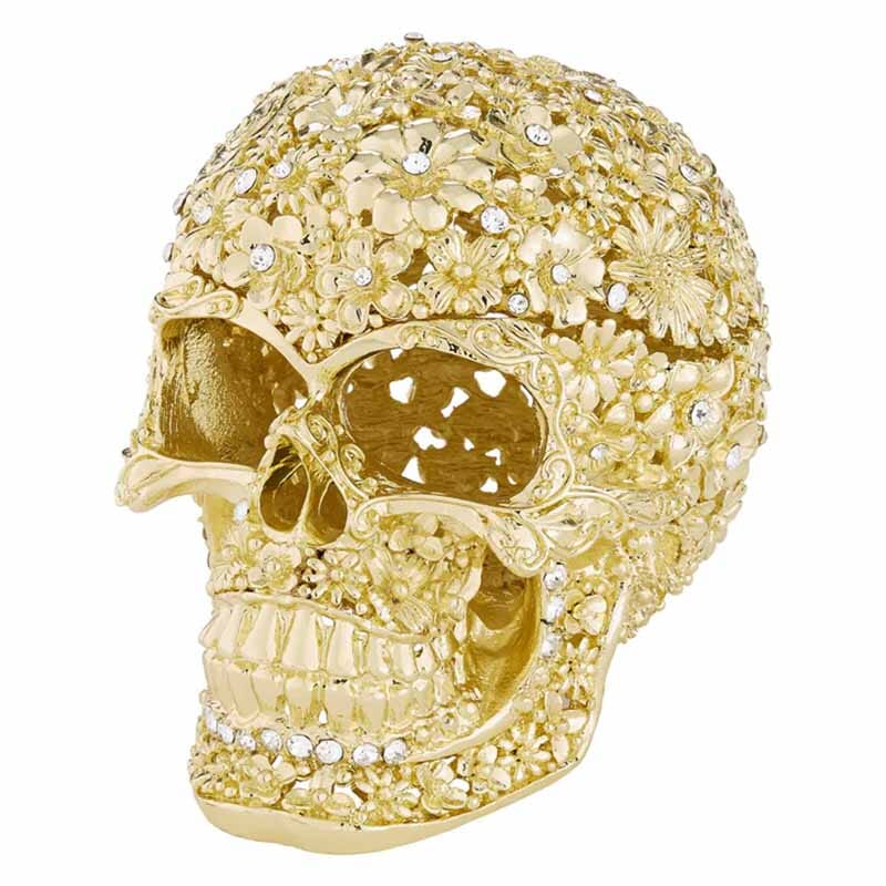 Everleigh Gold Skull Box by Olivia Riegel