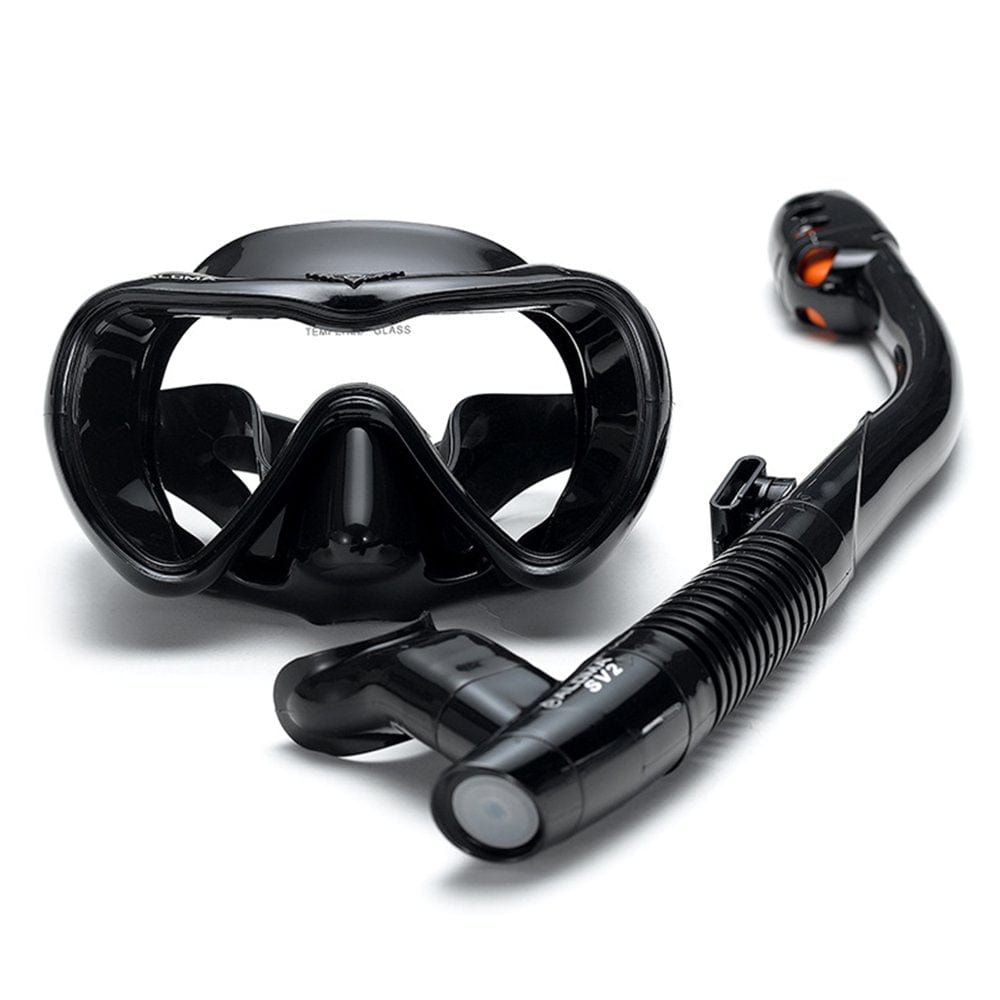 Leakproof Snorkel Set -Fog Swimming Snorkeling Goggles Glasses with Easy Breath Dry Snorkel Tube for Snorkeling Swimming Diving