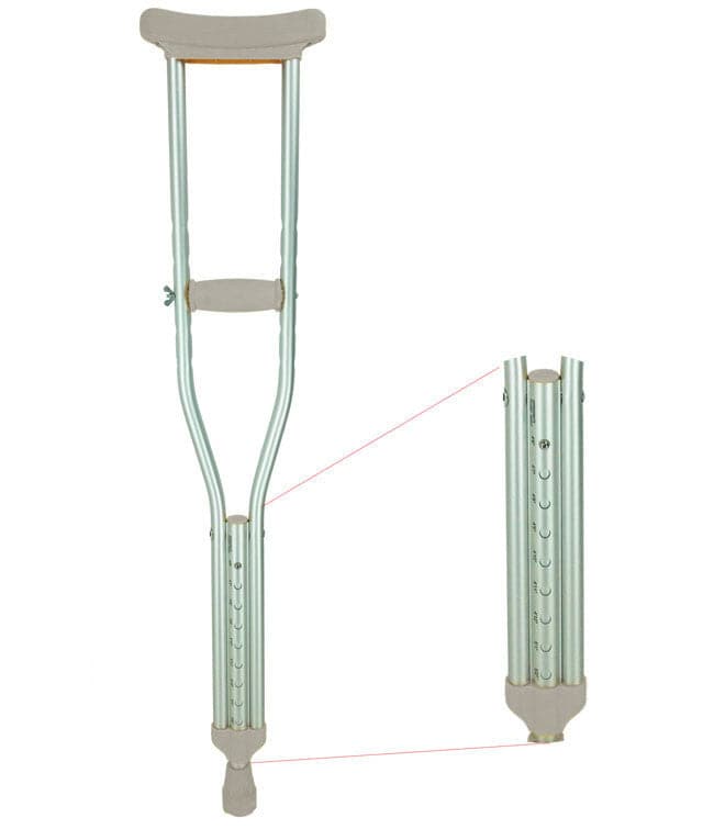 MOBB Push Button Crutches