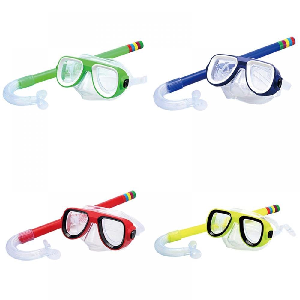 Peyan Kids Snorkel Set, Diving Goggles Child Swim Goggles with Nose Cover Dive Mask and Snorkel Combo Snorkeling Gear Snorkel Goggles for Junior Youth Scuba Swimming