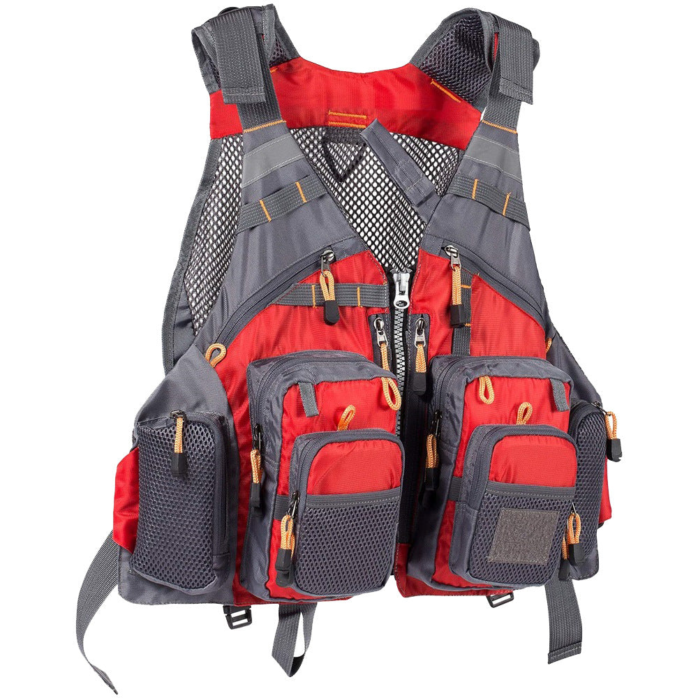 Fishing Leisure Vest Waistcoat Vest Fly Fishing Detachable Sea Fishing Daily Adventure Fishing Multi-pocket Function GND Products