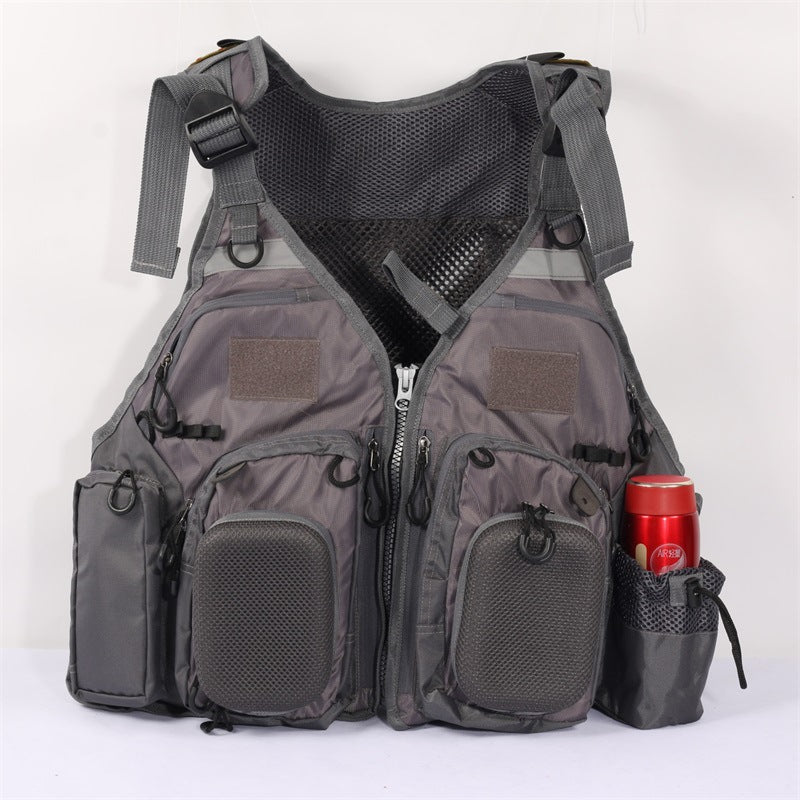 Fishing Leisure Vest Waistcoat Vest Fly Fishing Detachable Sea Fishing Daily Adventure Fishing Multi-pocket Function GND Products