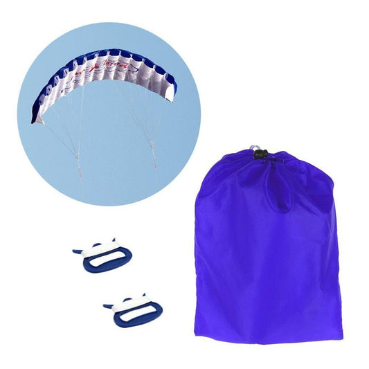 New Design 1.4M Dual Line Kitesurfing Stunt Parachute Soft Parafoil Outdoor Surfing Kite