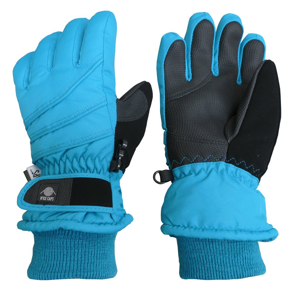 N'Ice Caps Womens Thinsulate Waterproof Winter Ski Snow Gloves - Ladies Adults Cold Weather