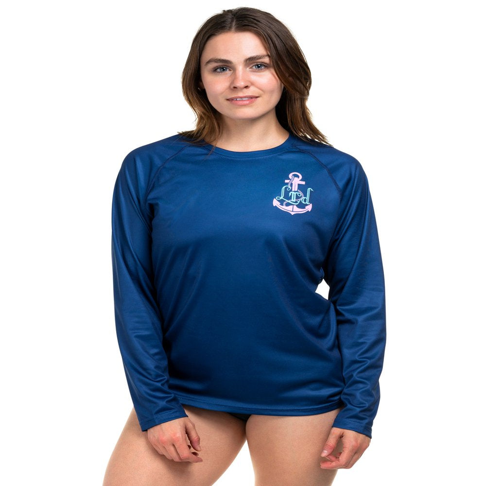 HDE Women Rashguard UPF 50 Long Sleeve Sun Protection Swim Shirt XS