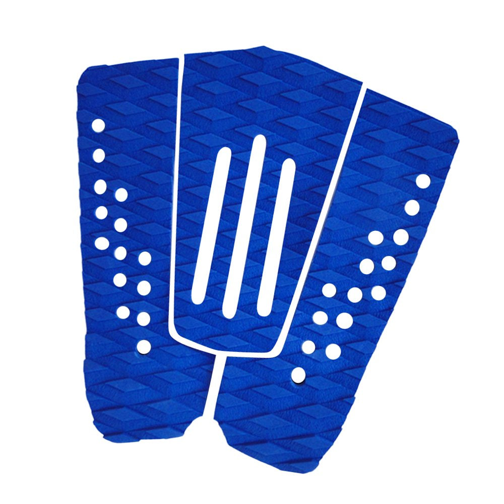 3 Surfing Surfboard Tail Pad Traction Deck Grip Skimboard Shortboard Surfing Black
