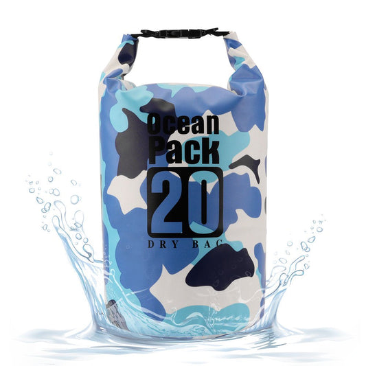 Waterproof Dry Bag 20L Dry Storage Bag Backpack for Women Men Travel Hiking Fishing Boating Kayaking Rafting Camping Beach Camouflage