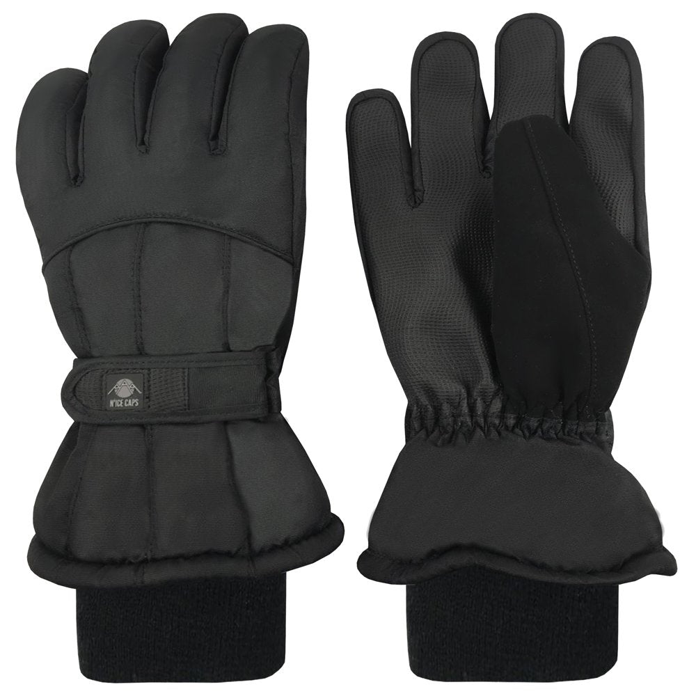 N'Ice Caps Womens Thinsulate Waterproof Winter Ski Snow Gloves - Ladies Adults Cold Weather