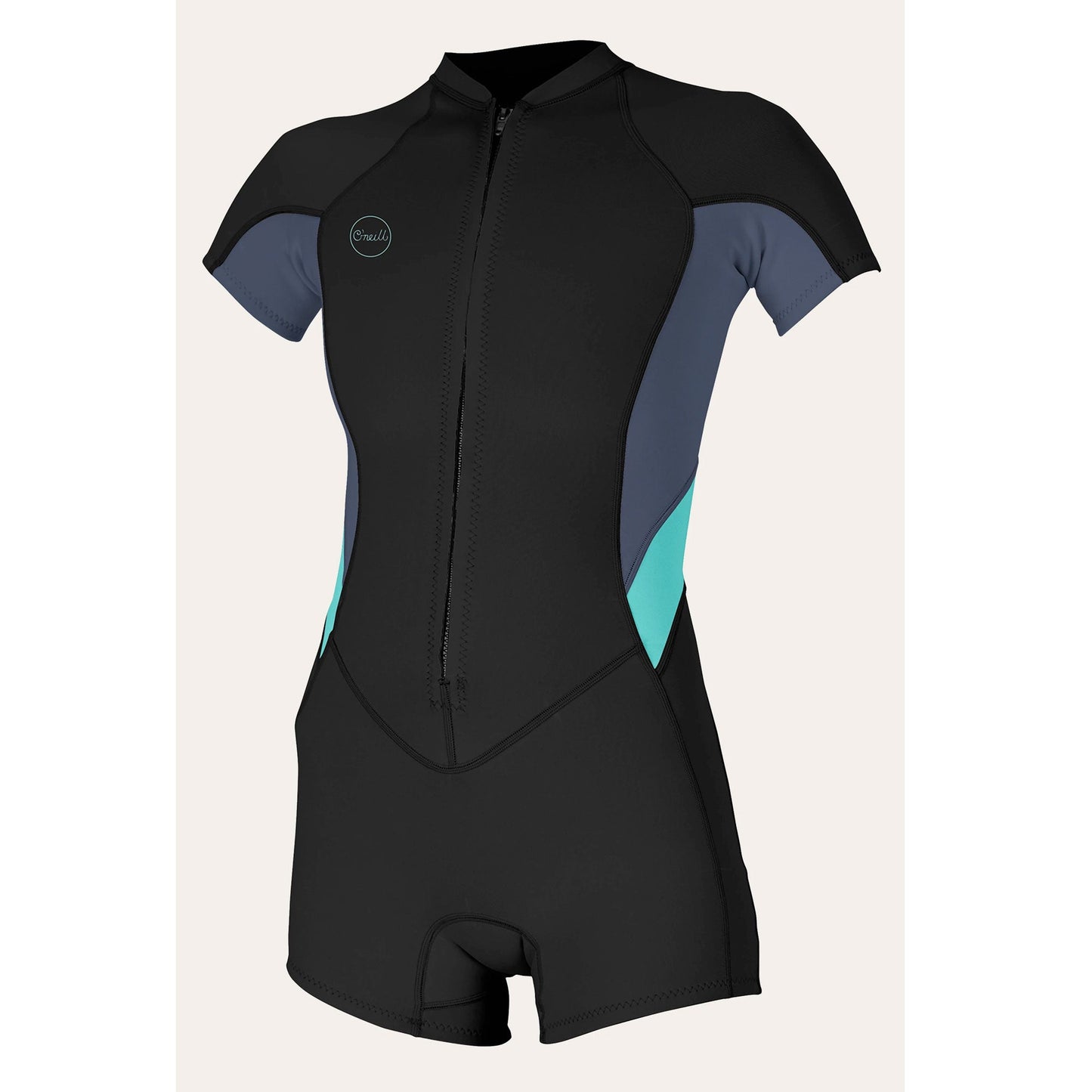 O'Neill Bahia Women's 2/1mm Front Zip S/S Women's Springsuit Wetsuit