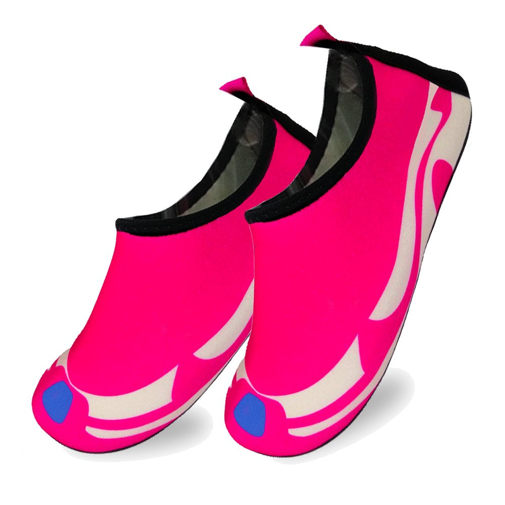 Quick-Dry, Non-Slip, Lightweight Water Shoes for Summer, Beach, Sea & Pool – for Boys, Girls, Babies, Toddlers & Little Kids – Abstract Pink, Little Kid 13