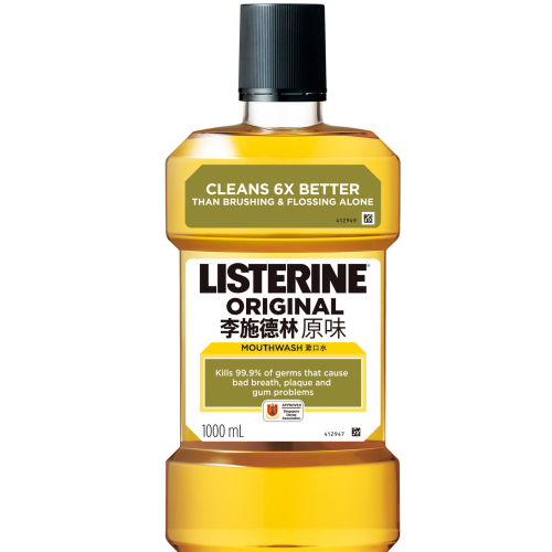 LISTERINE ORIGINAL MOUTHWASH 1L SAVE $10