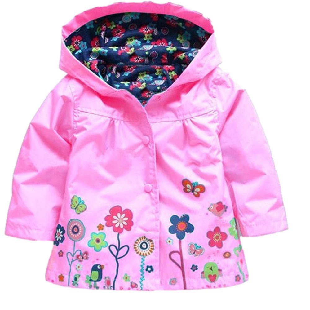 Christmas Gifts Deals 2022,Jovati Fall Outfits for Baby Girls Girl Baby Kid Waterproof Hooded Coat Jacket Outwear Raincoat Hoodies for Spring, Fall, Winter on Clearance