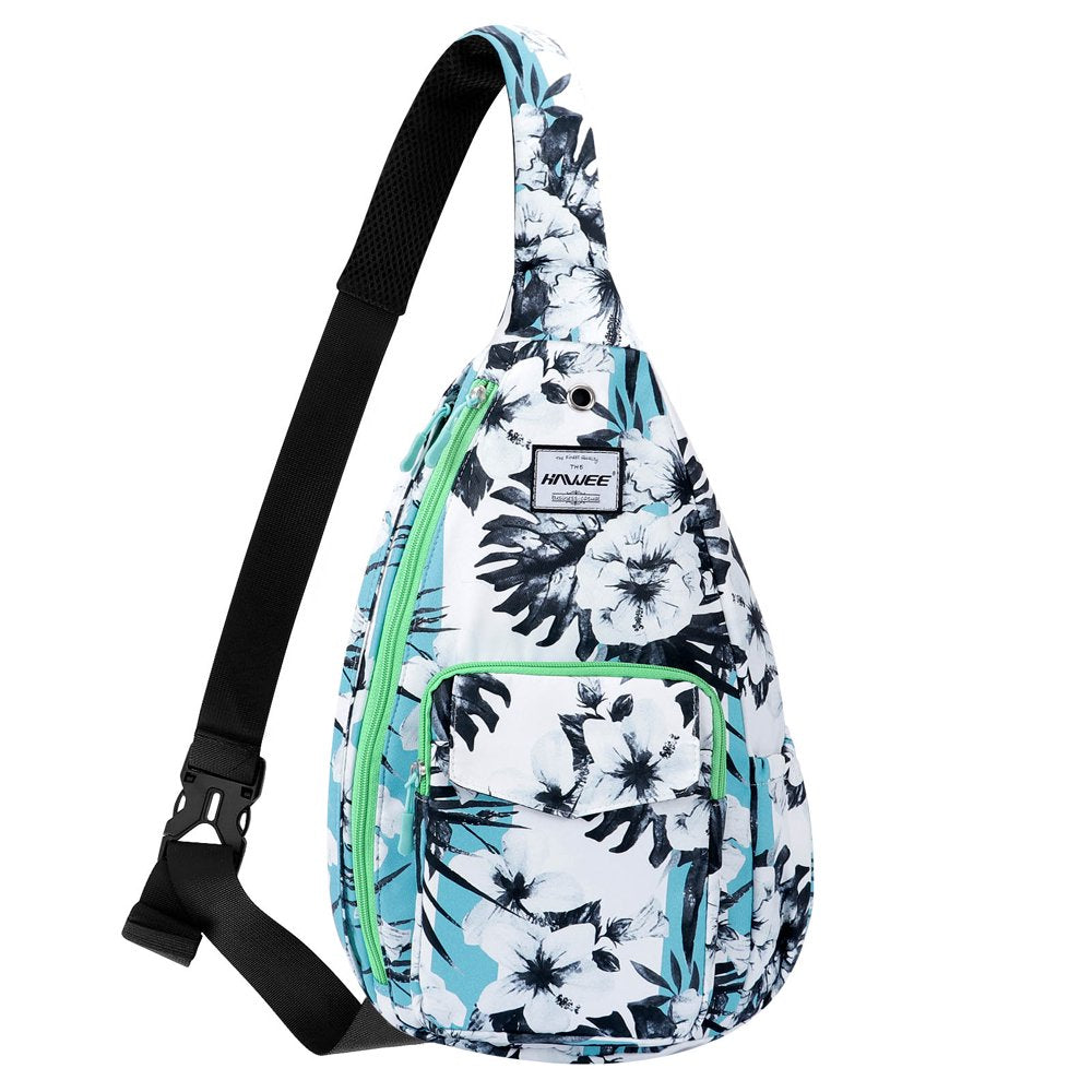 HAWEE Women’S Crossbody Backpack Purse for Travel Sling Bag with Earphone Hole, Black