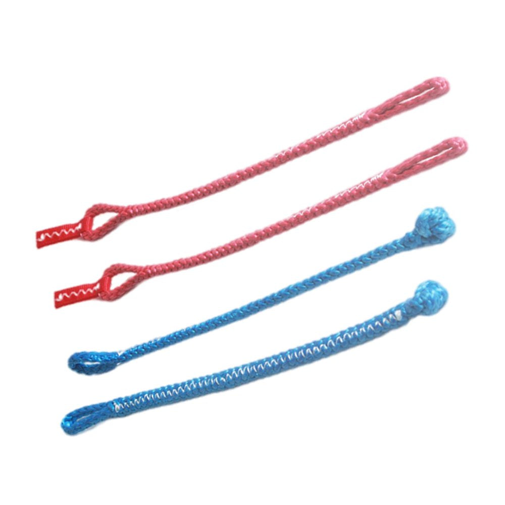 4 Pieces Boarding Pigtails Surfing Bar Repair Durable Replacement Pigtails Surf Parts - Red Blue