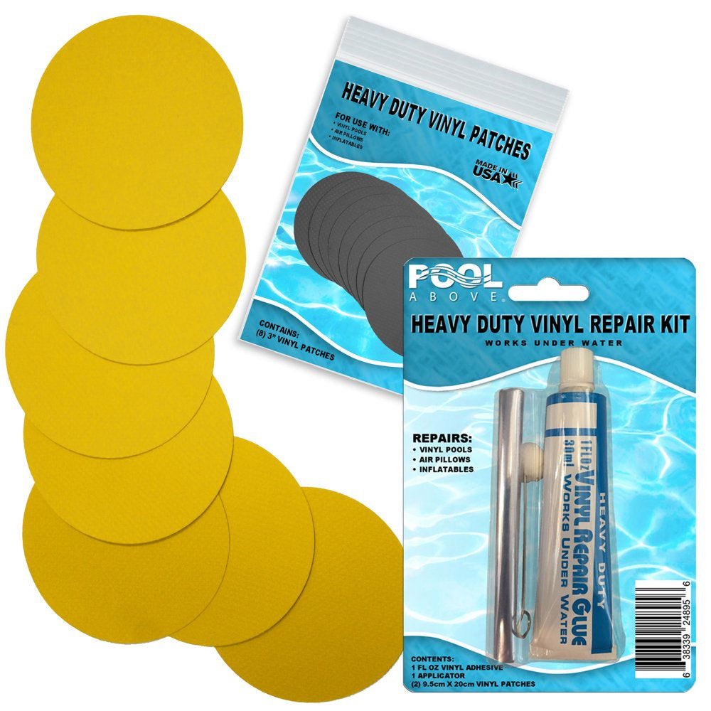Heavy Duty Burgundy Vinyl Patch Glue Kit for Boats Pools Air Bed