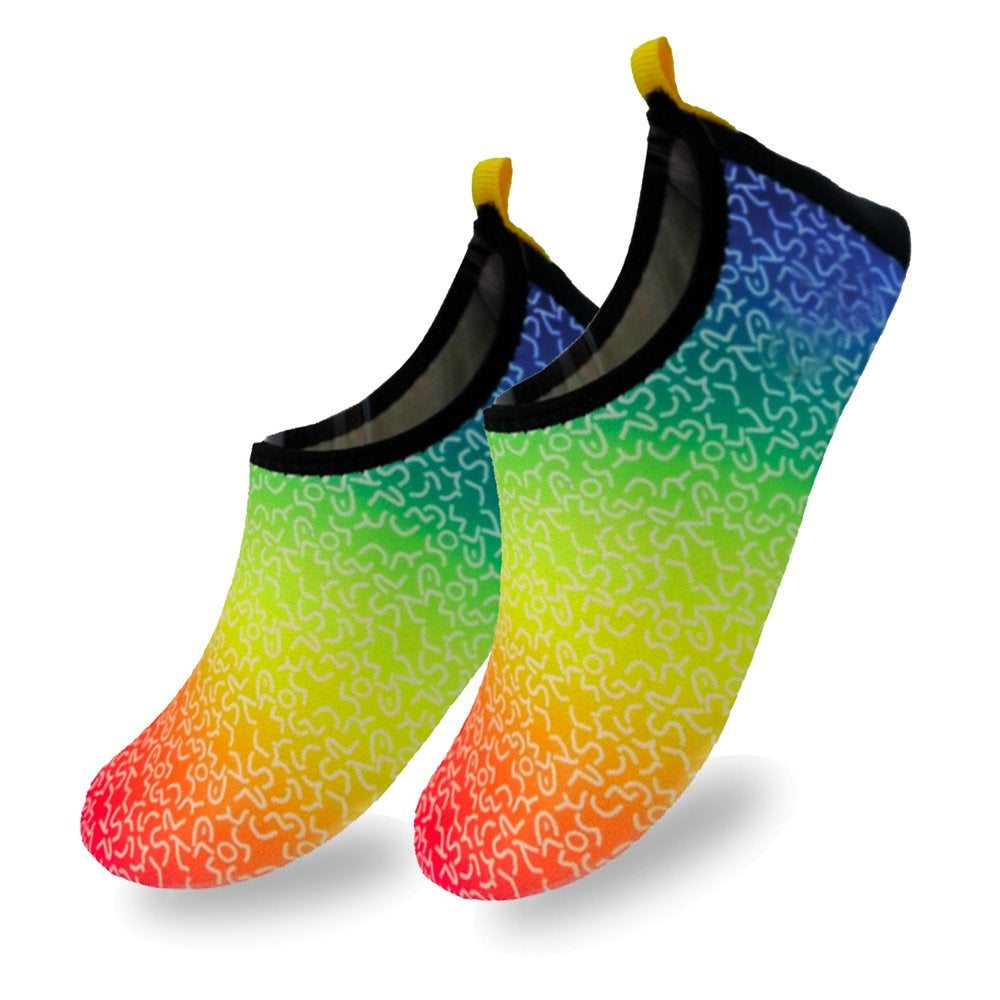 Quick-Dry, Non-Slip, Lightweight Water Shoes for Summer, Beach, Sea & Pool – for Boys, Girls, Babies, Toddlers & Little Kids – Abstract Pink, Little Kid 13