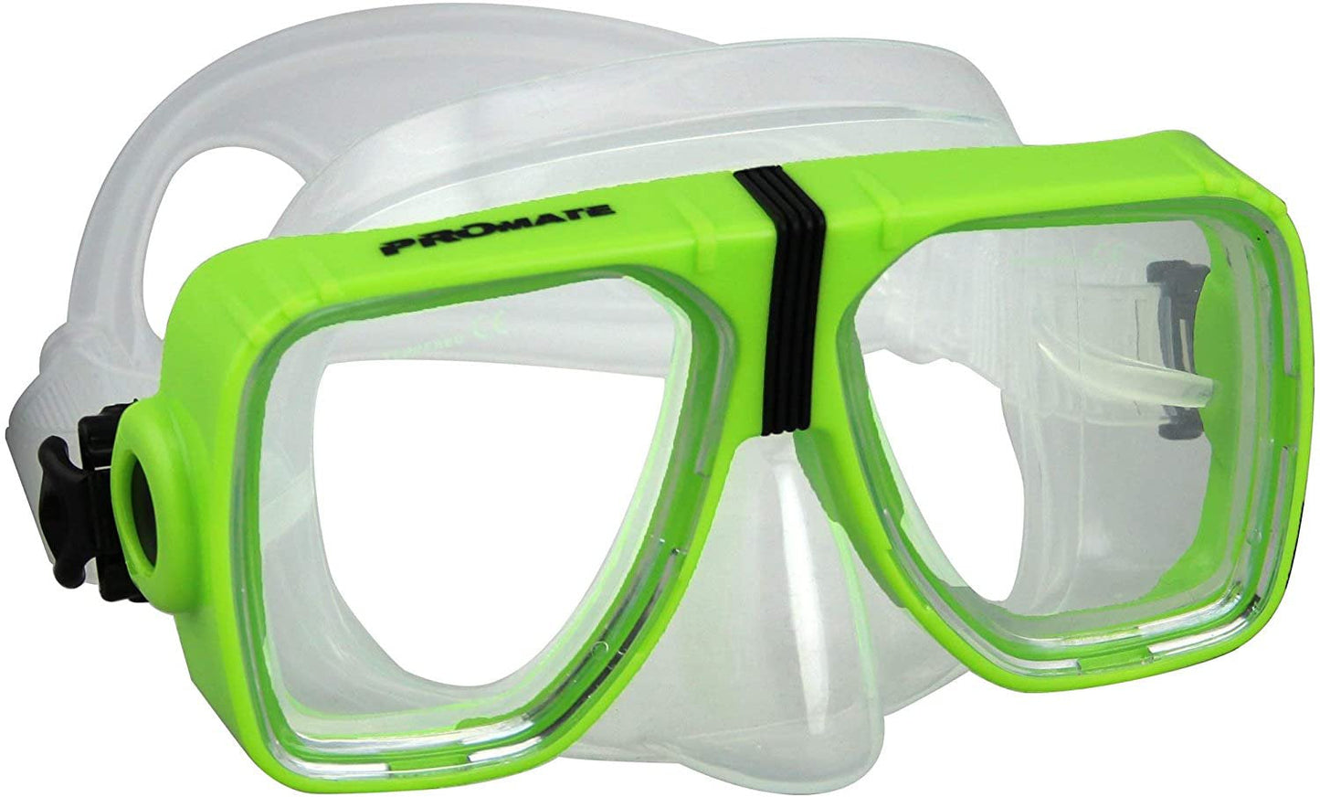 Promate Scope Prescription Scuba Diving Snorkeling Mask with Progressive Gauge Reader| AB| BI+4.0