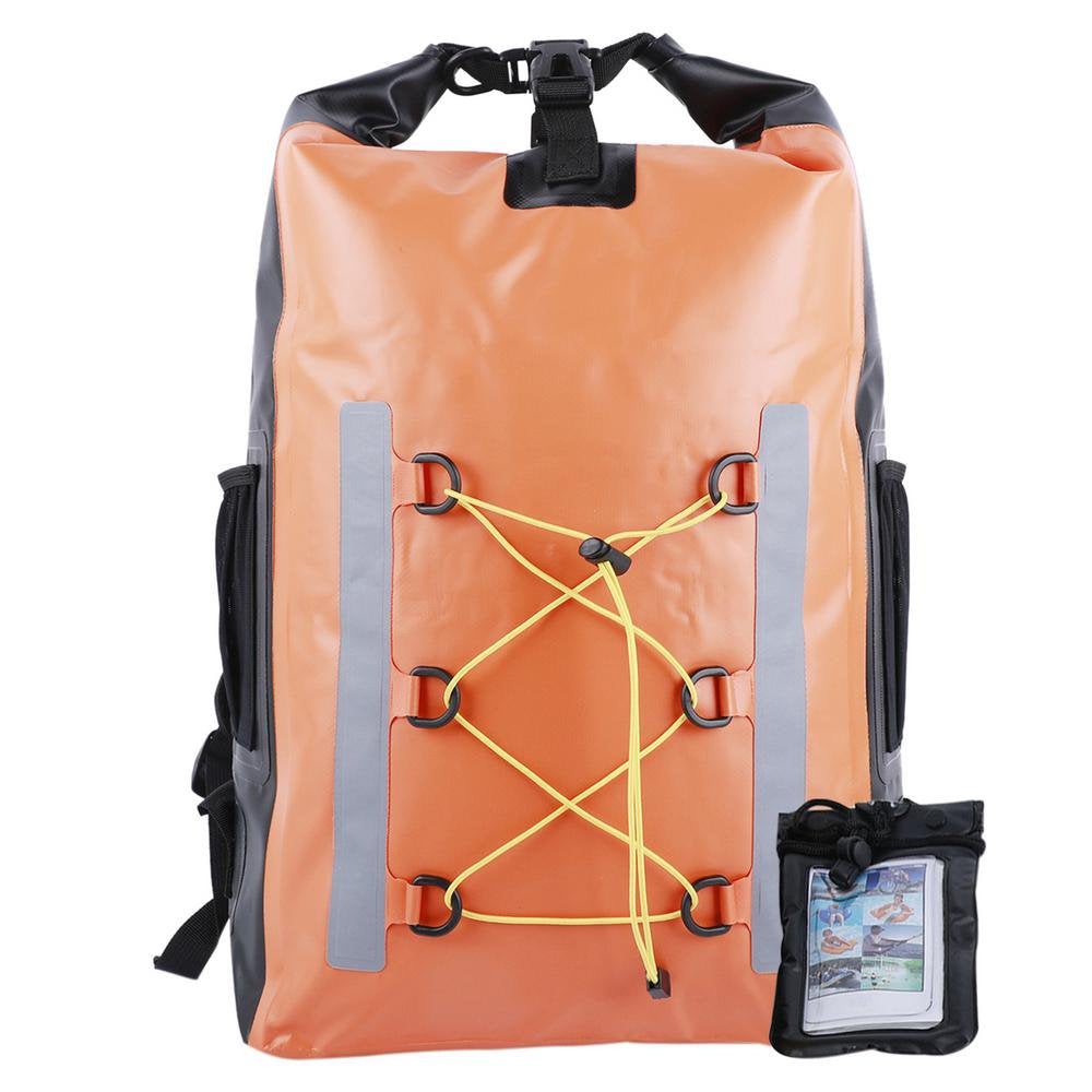 Lacyie 30L IPX6 Waterproof Floating Dry Backpack Water Sports Bag for Kayaking, Fishing, Surfing, Boating, Camping, Rafting, Hiking, Canoeing