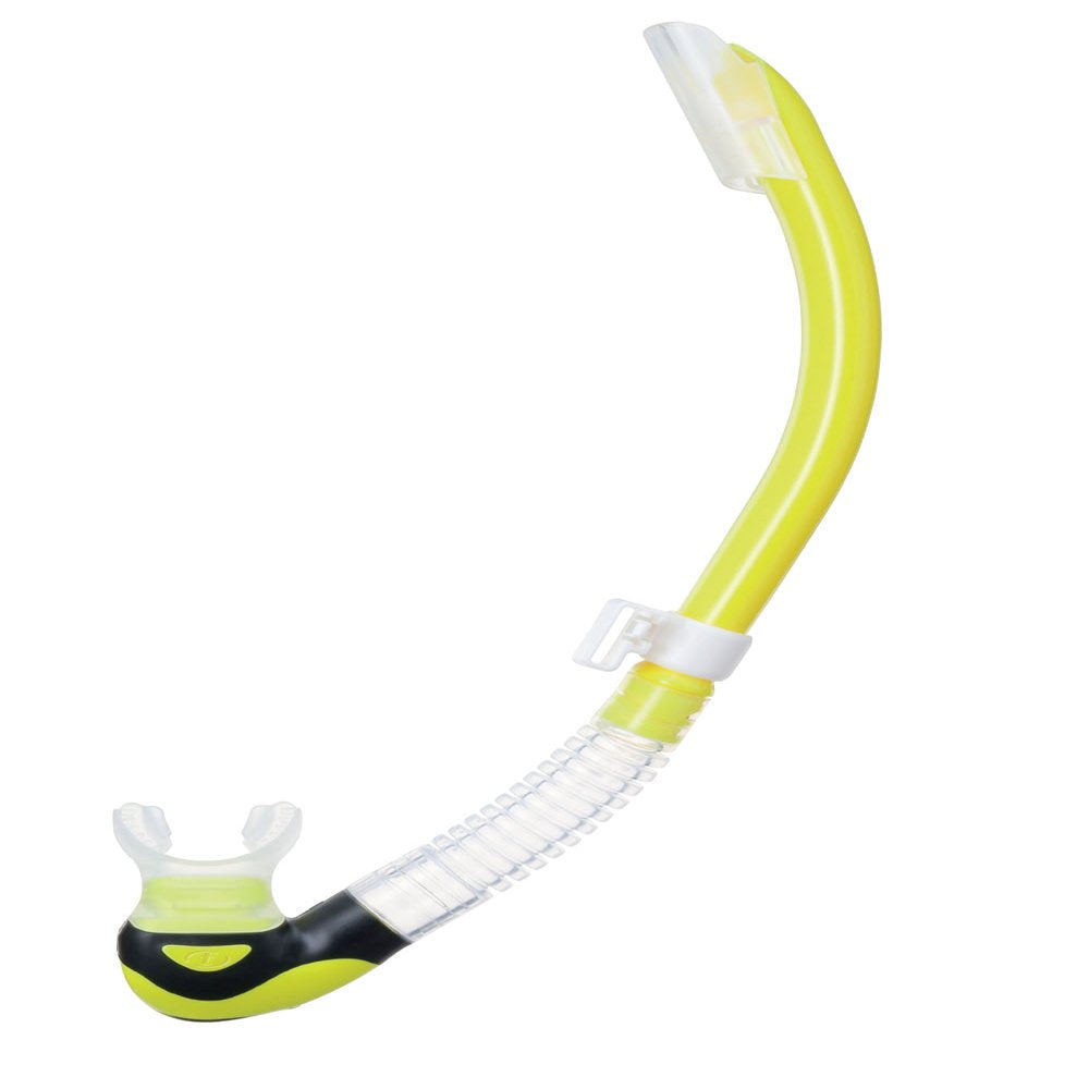 Tusa Platina Hyperdry II Scuba Diving Snorkel - Flash Yellow