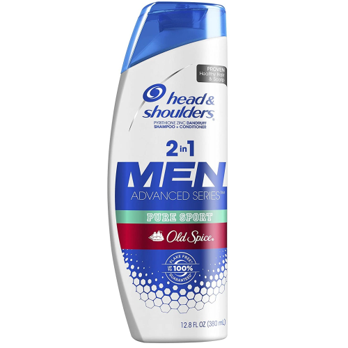 Head & Shoulders Old Spice Pure Sport Dandruff 2-in-1 Shampoo and Conditioner, 12.8OZ