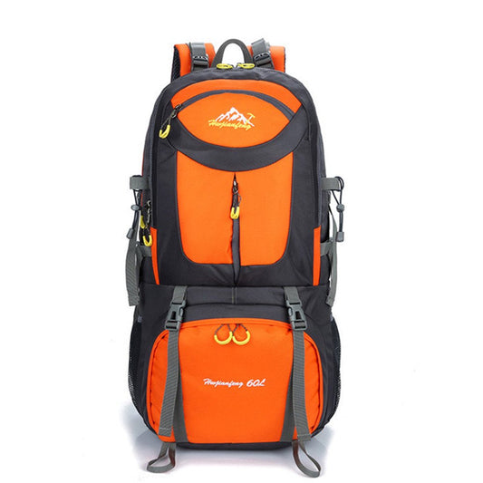 FAFIAR 60L Outdoor Backpack Travel Rucksack Unisex Adult Orange Fathers Day Gifts