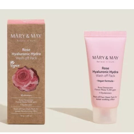 Mar y& May Rose Hyaluronic Hydra Wash Off Pack With Rose 30 g