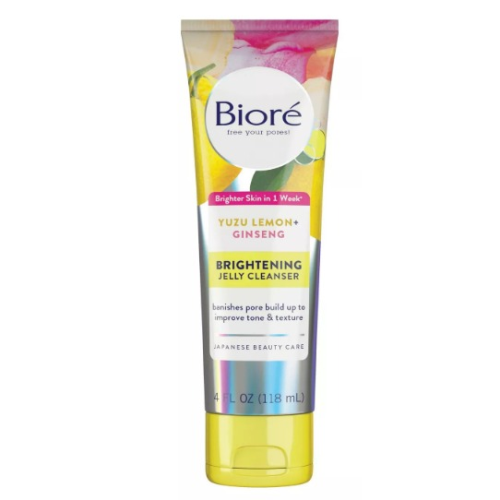 Biore Brightening Jelly Cleanser - Yuzu Lemon and Ginseng - 4 fl oz