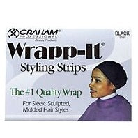 Graham Professional Wrap-It Maximum Strength Styling Wrap Black 40 Each